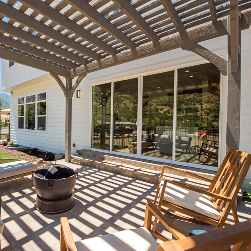 Cottonwood Heights new home patio